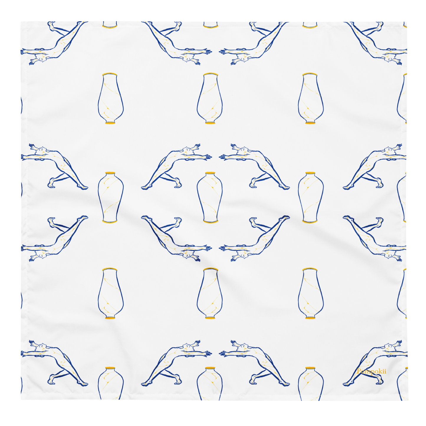 Pompokii KINTSUGI All-over print bandana