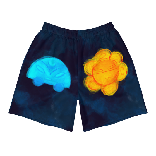 Pompokii SOL & LUNA Masc Recycled Athletic Shorts