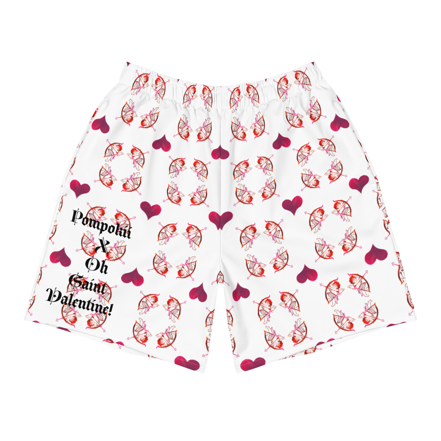 Pompokii OH SAINT VALENTINE! Masc Recycled Athletic Shorts