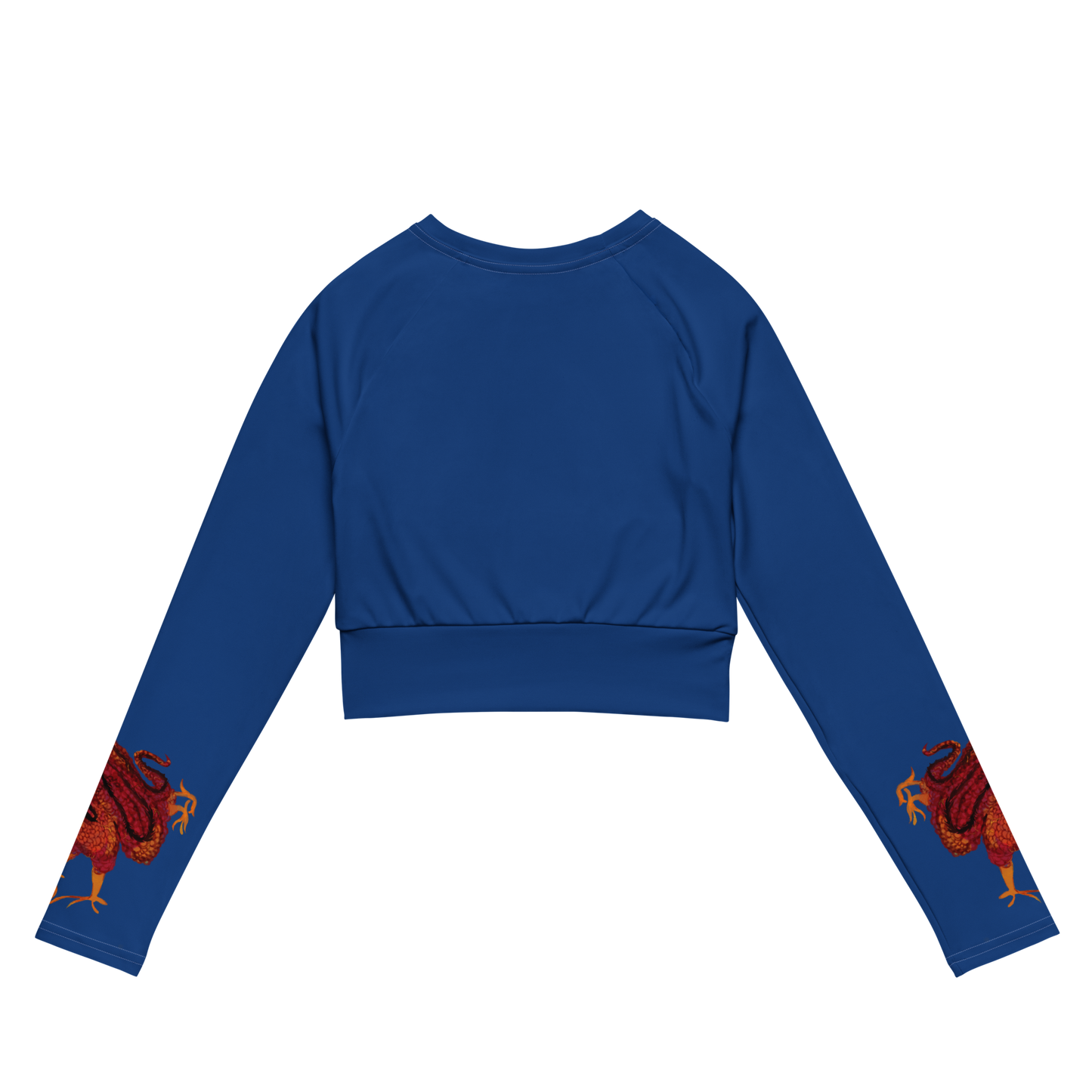 Pompokii Y.O.D. BLUE 2024 Femme Recycled long-sleeve crop top (Limited Edition)