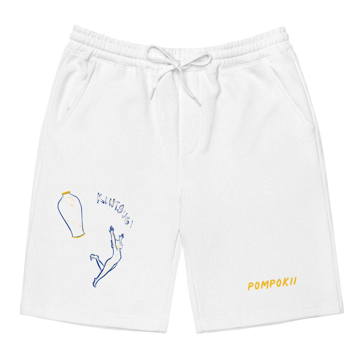 Pompokii KINTSUGI Men's fleece shorts