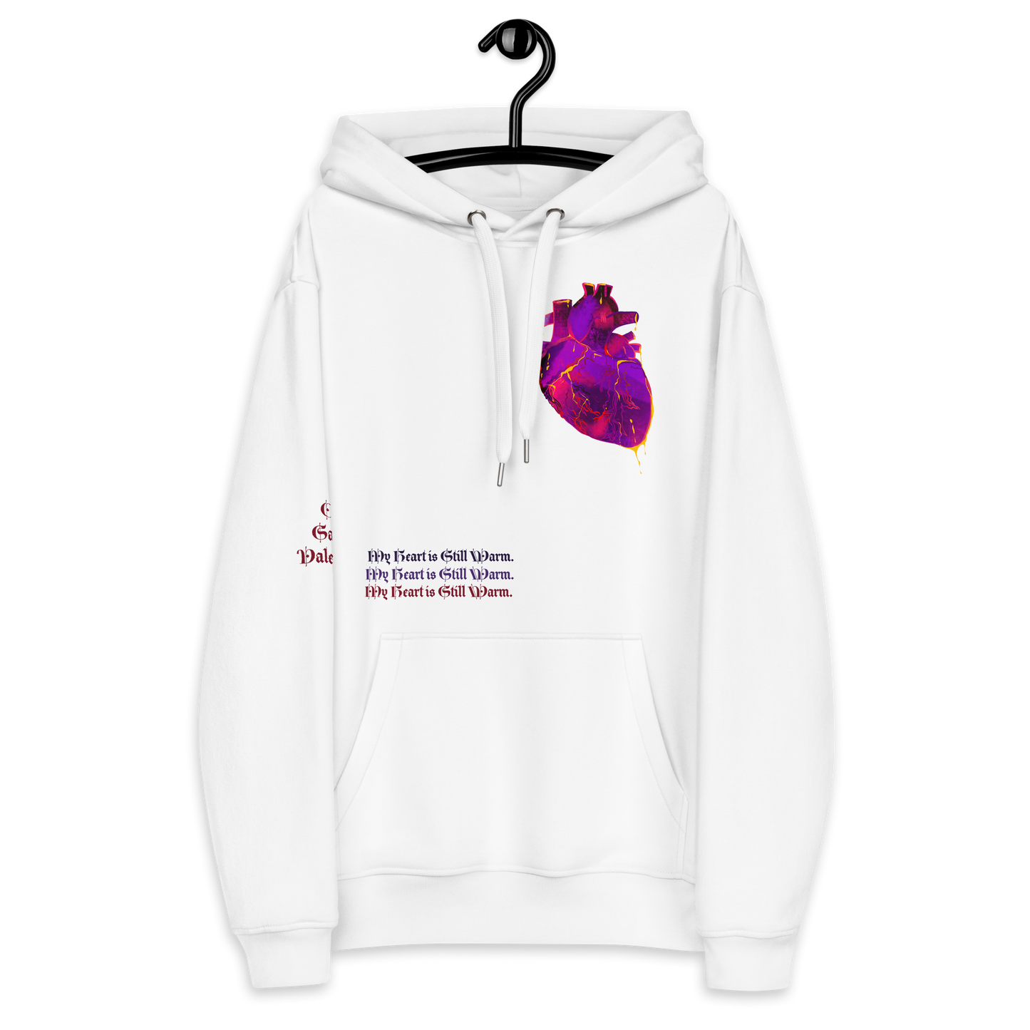 Pompokii MY HEART IS STILL WARM. Premium eco hoodie