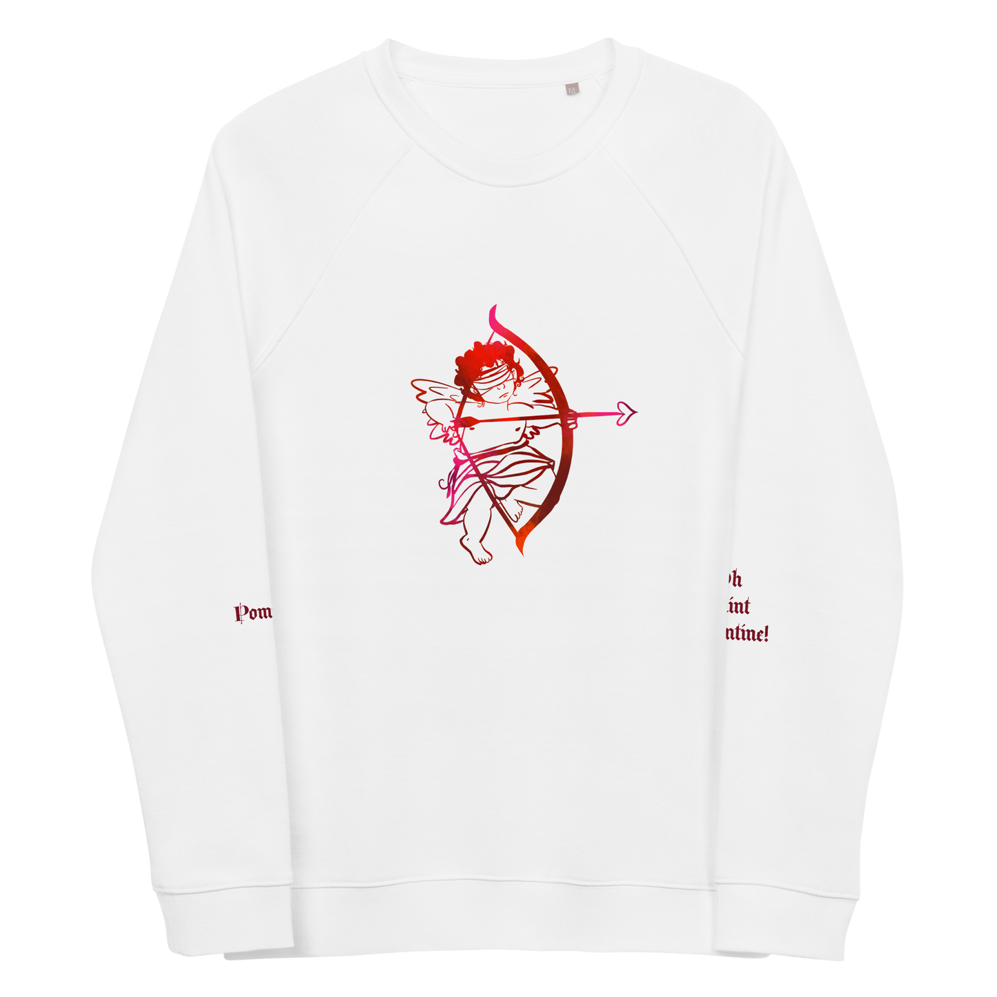 Pompokii OH SAINT VALENTINE! Unisex organic sweatshirt